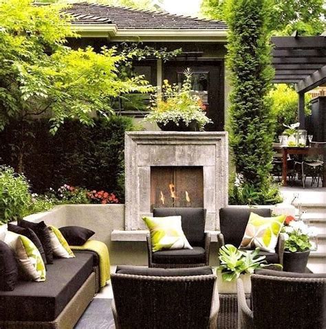 27 Cozy Patio Designs with Fireplaces [Various Fireplace Types & Material]