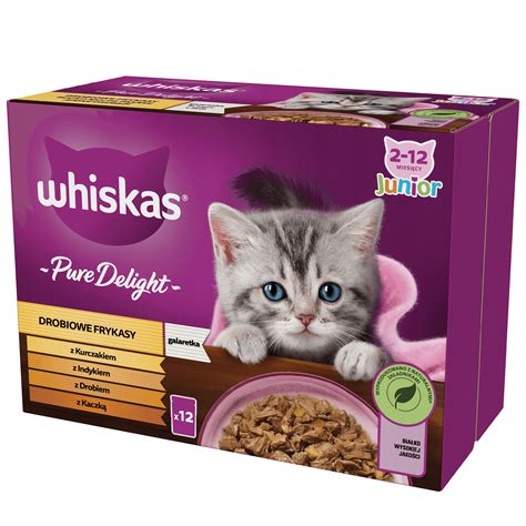 WHISKAS Junior Saszetka 12 X 85 G Drobiowe Frykasy 13488644753 Allegro Pl