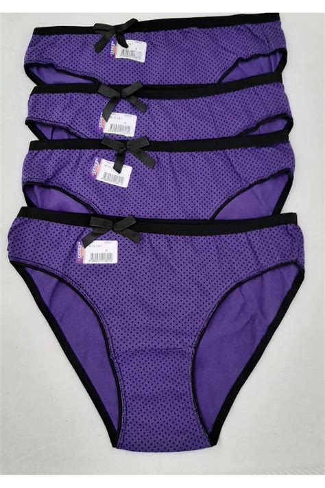 Sedef Yıldızı 1065 Kadın Likralı Bikini Külot 4 lü Paket Fiyatı Yorumları Trendyol