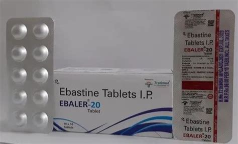 Ebaler 20 Ebastine 20 Mg Tablets At Rs 96 Stripe In New Delhi ID