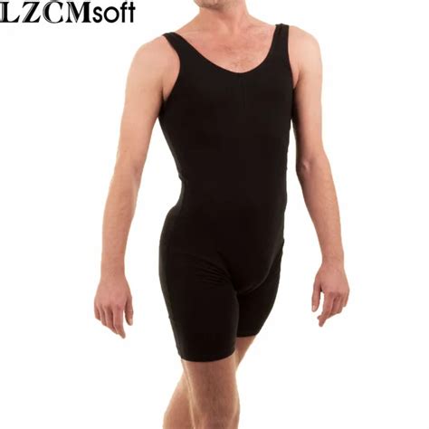 Buy Lzcmsoft Men Basic Black Gymnastics Biketard