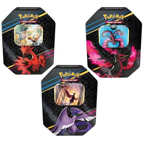 Pokemon Trading Card Game Crown Zenith Collectors Tin Bundle Set Of