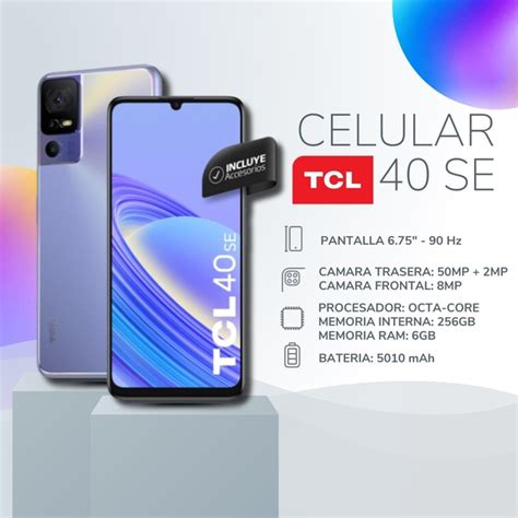 TCL 40 SE 256 GB 6GB RAM