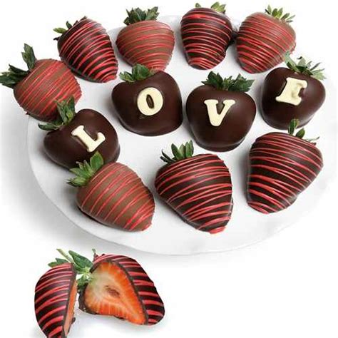 Strawberry Covered Chocolate Box Large - Gifts For Chocolate Love