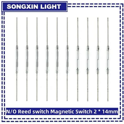 Магнитный герконовый переключатель 2*14 мм нормально открытый | AliExpress
