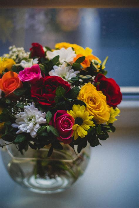 beautiful flowers  vase  pexels  stock