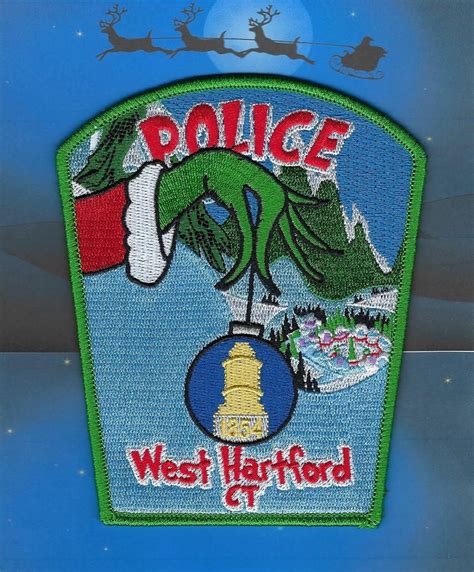 WEST HARTFORD POLICE Department Limited Edition 2023 Christmas - Etsy