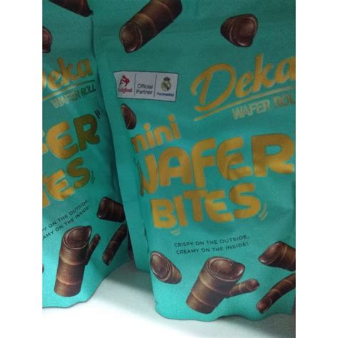 Jual Deka Mini Wafer Bites Roll Coklat Gram Shopee Indonesia