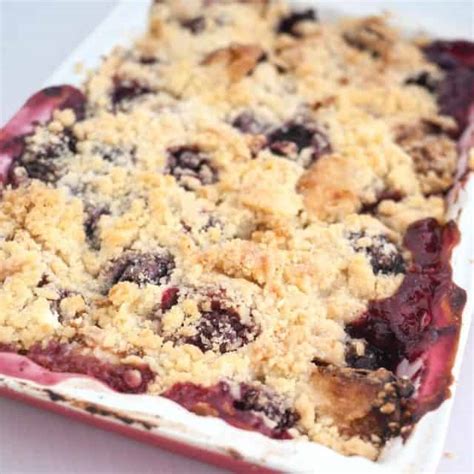 Easy Blueberry Crumble Recipe Veena Azmanov