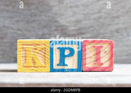 Letter Block In Word KPI Abbreviation Of Key Performance Indicator