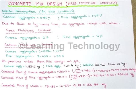 Mix Design Of Concrete As Per IS 10262 - Construction Encyclopedia