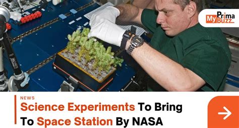 Science Experiments To Bring To Space Station By NASA