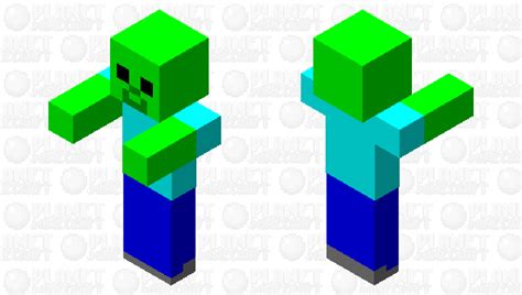 Simple Zombie Minecraft Mob Skin