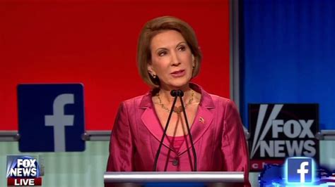 Republican Presidential Candidate Carly Fiorina Claims To Pick Up