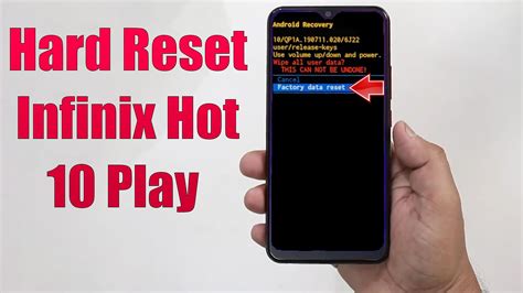 Hard Reset Infinix Hot Play Factory Reset Remove Pattern Lock