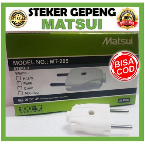 Jual Steker Gepeng Matsui Putih Shopee Indonesia