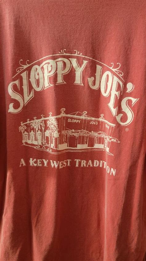 Comfort Colors Sloppy Joes Bar Key West Fl T Shirt Xl Short Sleeve