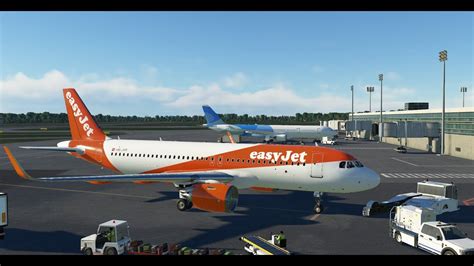 Msfs Live Easyjet Airbus A Neo Nantes Lfrs Malta Lmml