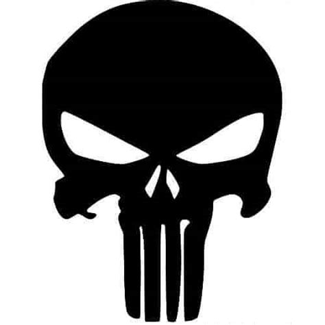 Punisher Skull Decal Sticker - PUNISHER-SKULL-DECAL