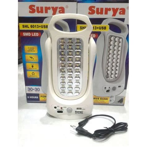 Lampu Emergency Surya SHL 6013 USB Lazada Indonesia