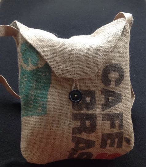 Burlap Purse From Coffee Bean Sack Green Lining Etsy Burlap Purse