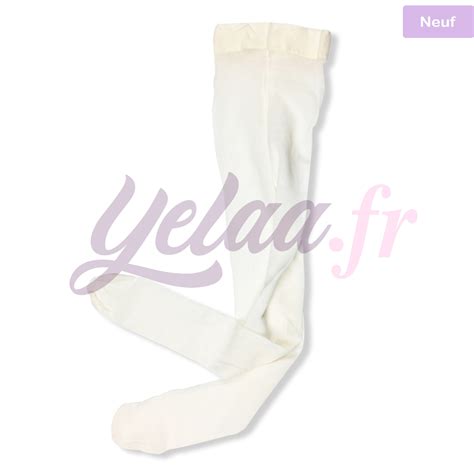 Collant blanc bébé fille yelaa