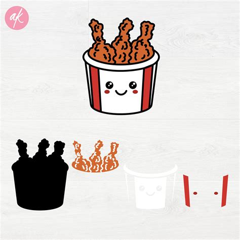 Kawaii Food Svg Bundle Kawaii Food Clipart Cute Food Svg Etsy Uk