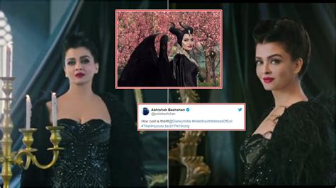 Abhishek Bachchan is in awe of wifey Aishwarya Rai Bachchan’s transformation in ‘Maleficent ...