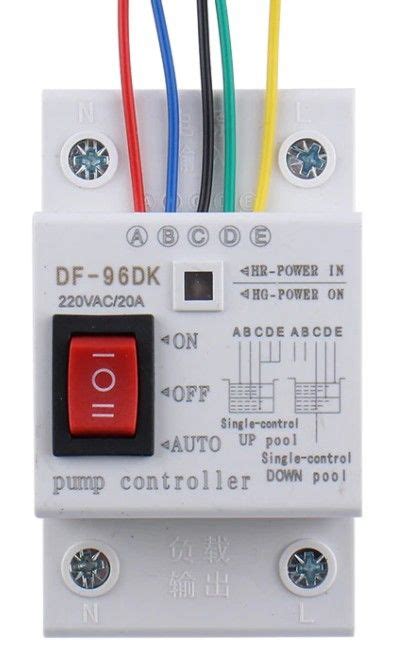 Реле контроля уровня жидкости DF-96DK, 220V/20A, 3 датчика в комплекте ...