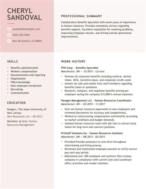 2022 Best Benefits Specialist Resume Example Myperfectresume Resume Examples Training And