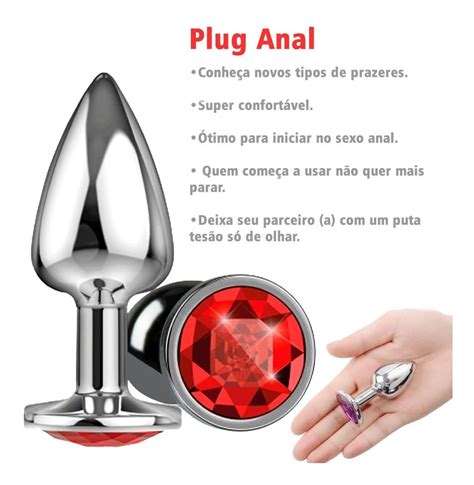 Kit Plug Anal Sensual C Joia Tamanhos Dilatador Brinde Mercadolivre