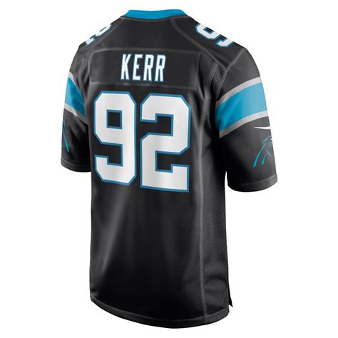 Zach Kerr Carolina Panthers Nike Game Jersey - Black