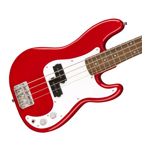 Fender Squier Mini P Bass Lrl Dkr Red 0370127554 Hobbymusica The Music Place