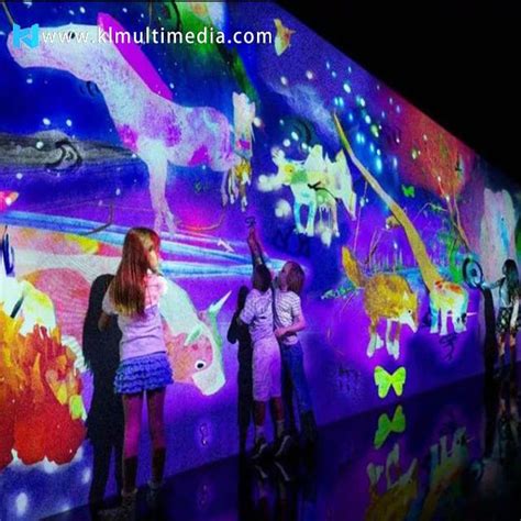 Interactive Wall - Interactive touch projection display