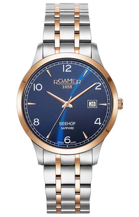 Швейцарские наручные мужские часы ROAMER 509 833 49 44 20 Seehof.