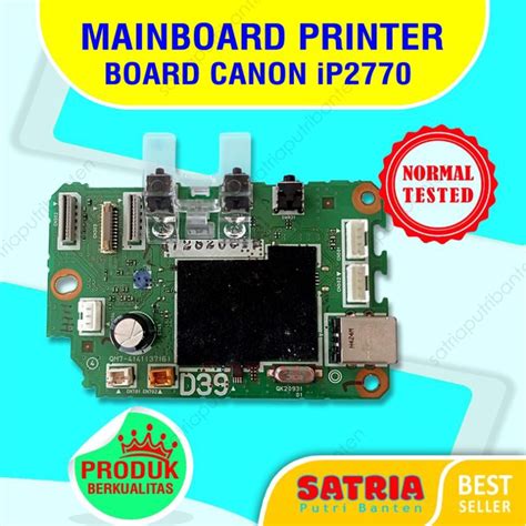 Jual Mesin PCB Mainboard Board Canon 2770 IP2770 Normal Shopee Indonesia