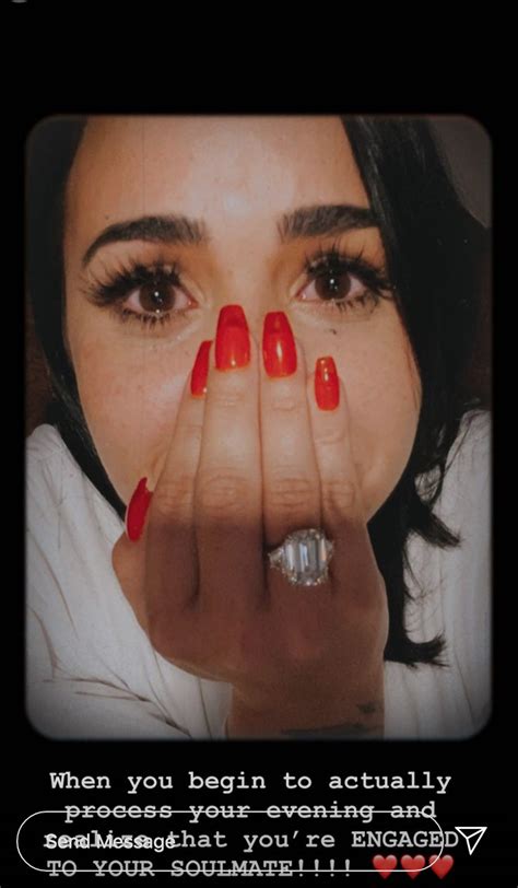 Demi Lovato's Engagement Ring Is Massive — See Pictures | PS Fashion