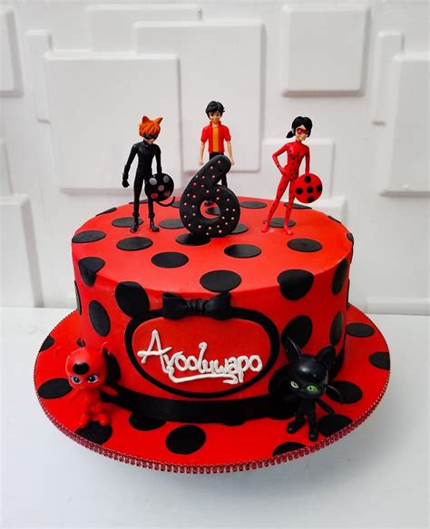 Miraculous Ladybug And Cat Noir Cake Birthday Cake Pictures Cake