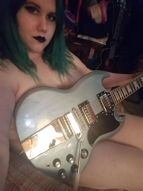 Playing With My Guitar Porn Pic