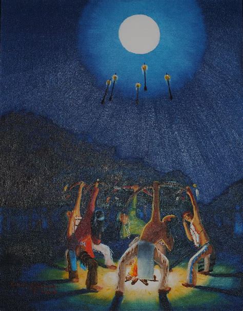 Moon Dance Painting by Robert McIntosh