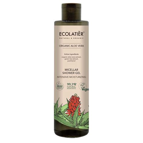 Ecolatièr duschgel med grönt te och aloe vera 350ml - Aroniabutiken