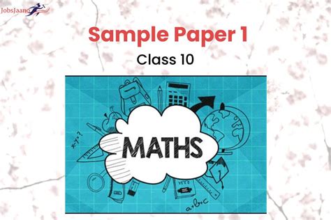 Maths Basic Sample Paper Sample Paper Class 10th 2021 2022 JobsJaano