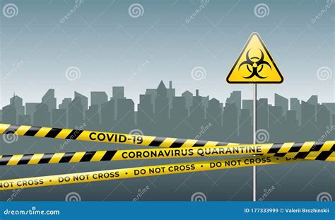 Layout Of The Quarantine Area Of Coronavirus Epidemic Covid