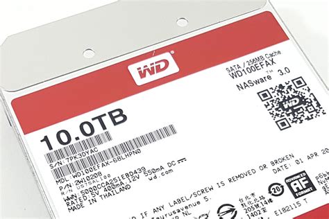 The 10TB WD Red (WD100EFAX) Hard Disk Drive Review - Tech ARP
