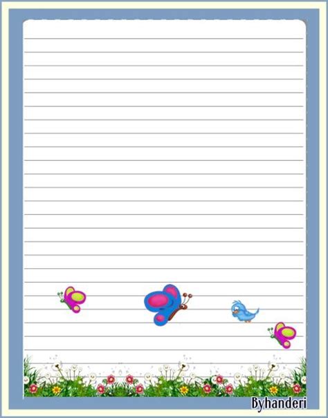 Byhanderi Writing Paper Printable Stationery Free Scrapbook Paper