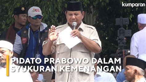 Foto Kunci Visi Misi Prabowo Gibran Terungkap Dalam Pidato Gbk Simak