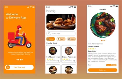 Develop Multi Restaurant Food Delivery App Like Uber Eats By Ui Ux