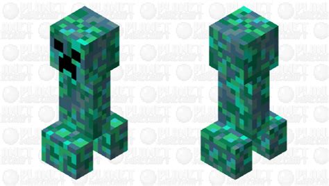 Glowing Creeper Minecraft Mob Skin