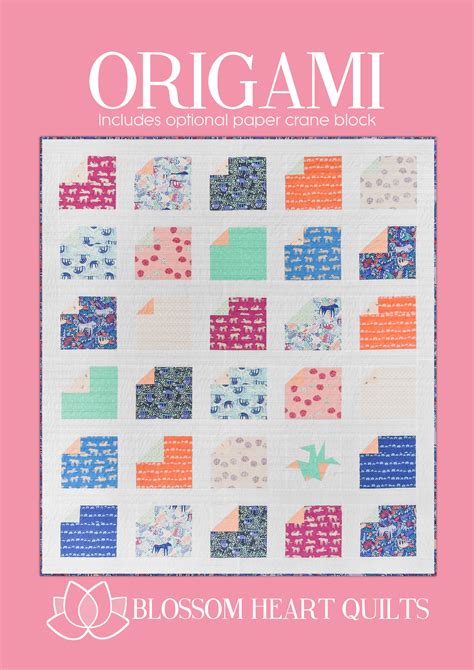 A Japanese Origami Quilt Blossom Heart Quilts