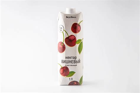 Нектар вишневый, 1 л с бесплатной доставкой на дом из «ВкусВилл ...